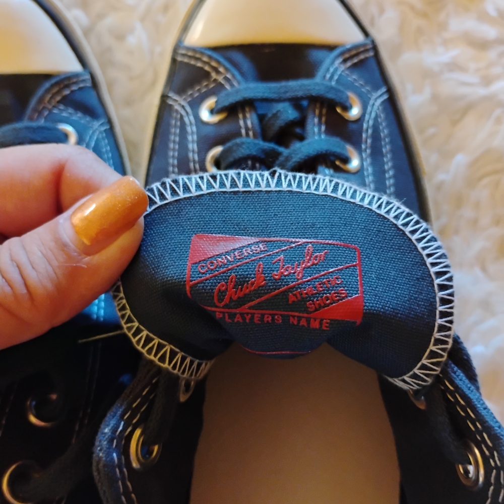 Moncler Blue High-Top Sneakers - Picture 5 of 16